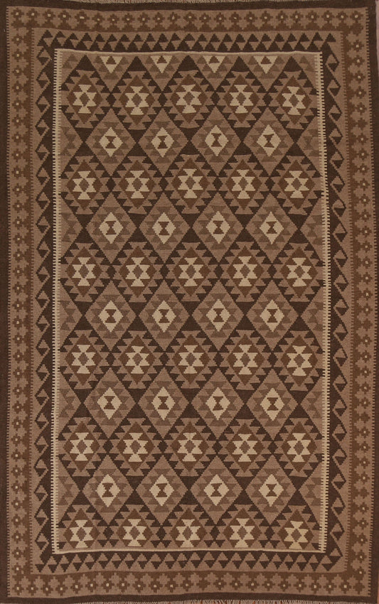 Geometric Kilim Oriental Area Rug 7x10