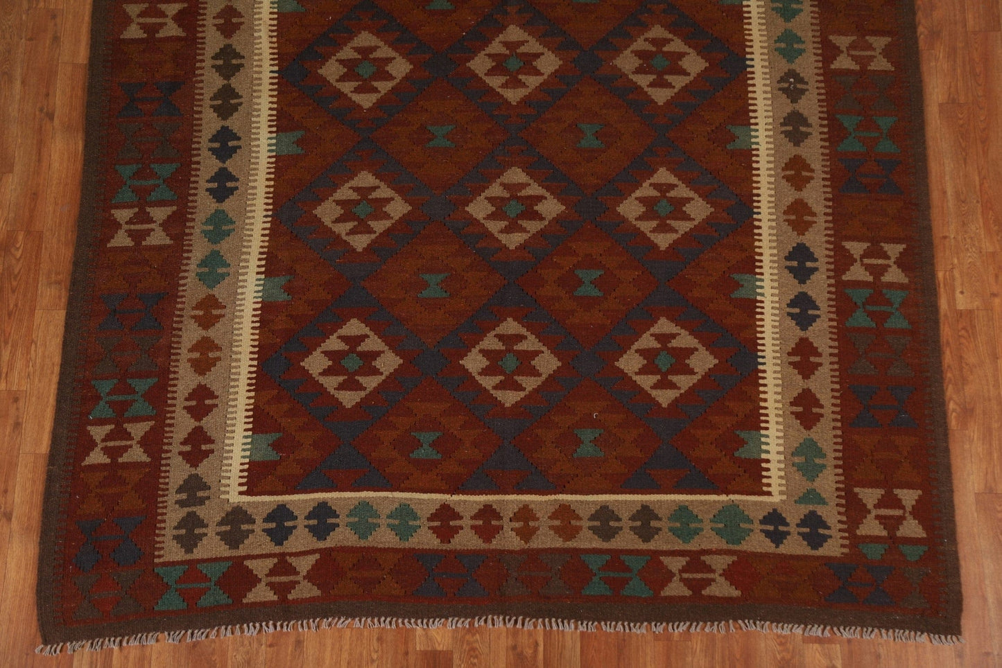 Geometric Kilim Oriental Area Rug 7x10