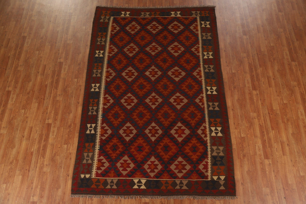 Geometric Kilim Oriental Area Rug 7x10