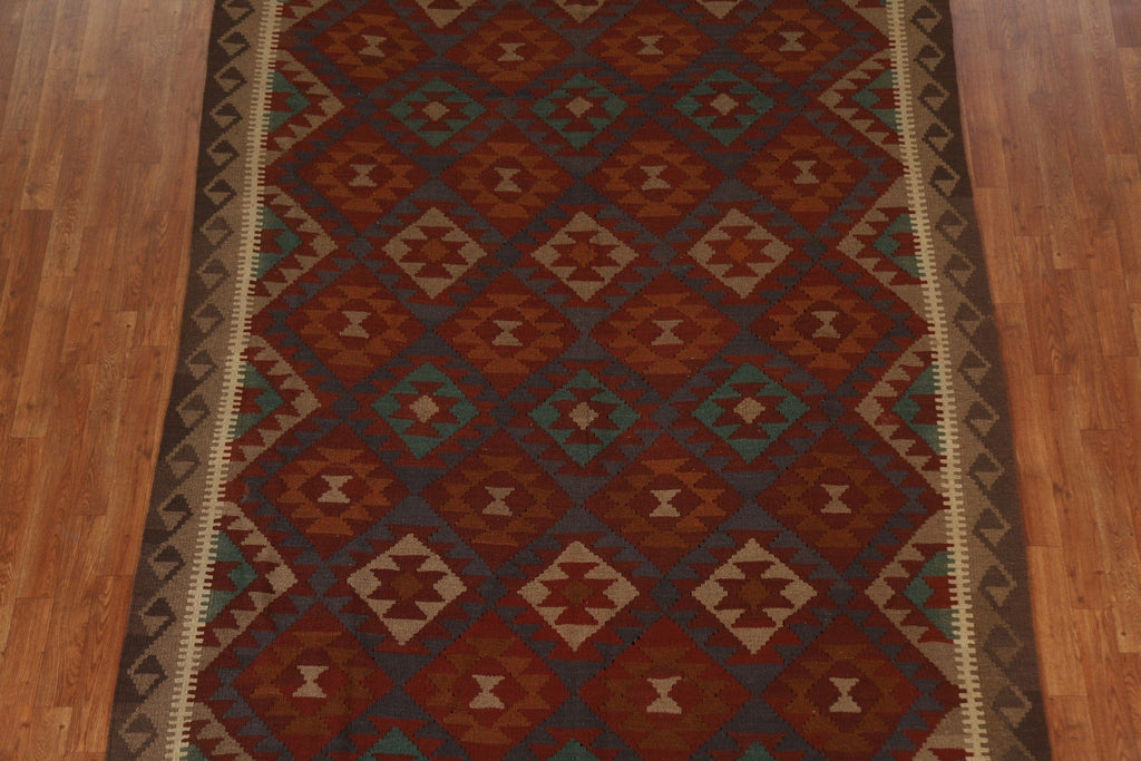 Geometric Kilim Oriental Area Rug 7x10