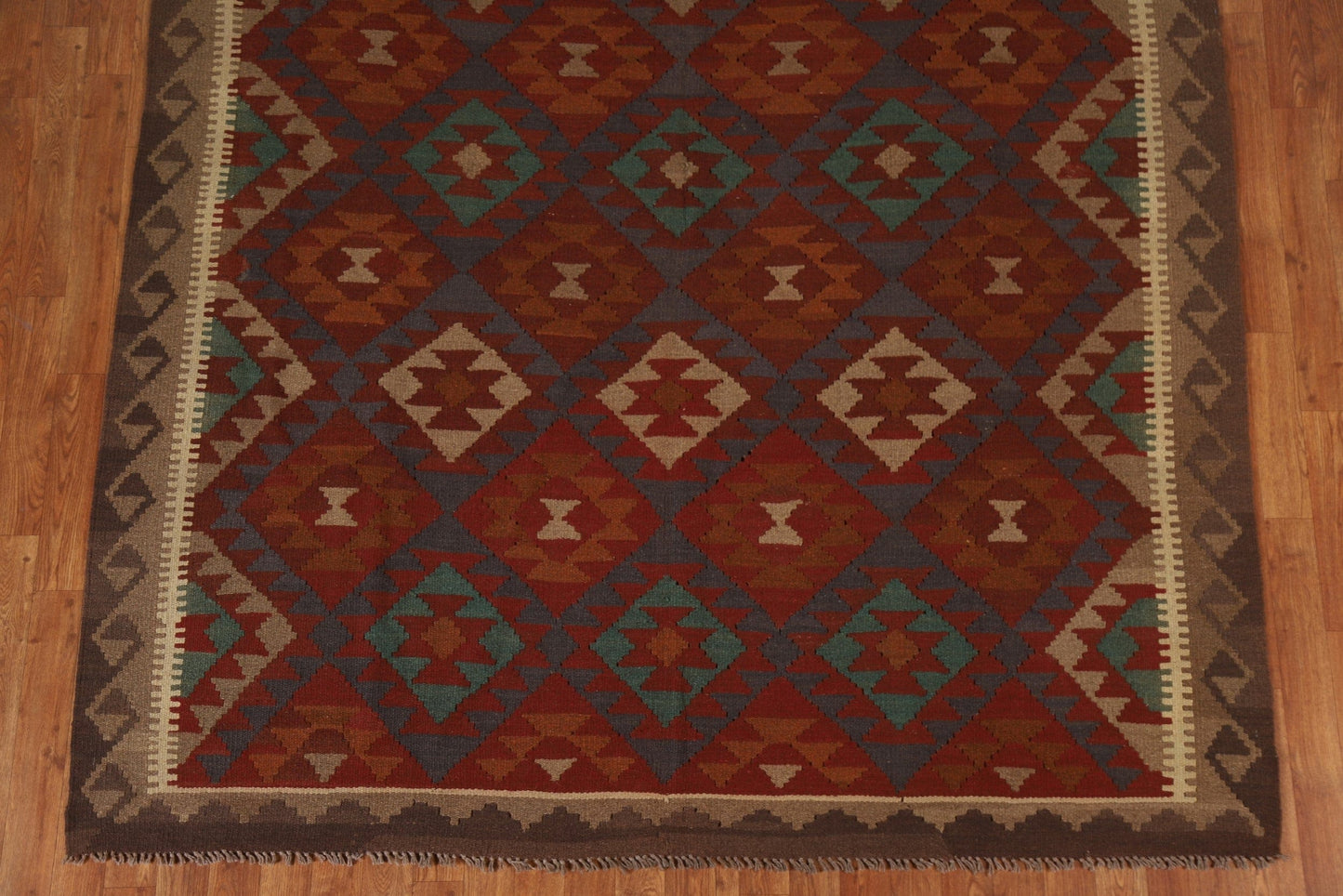 Geometric Kilim Oriental Area Rug 7x10