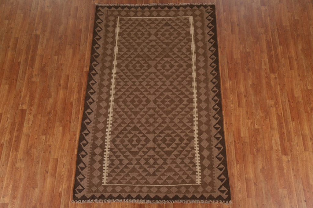 Tribal Wool Kilim Oriental Area Rug 5x8