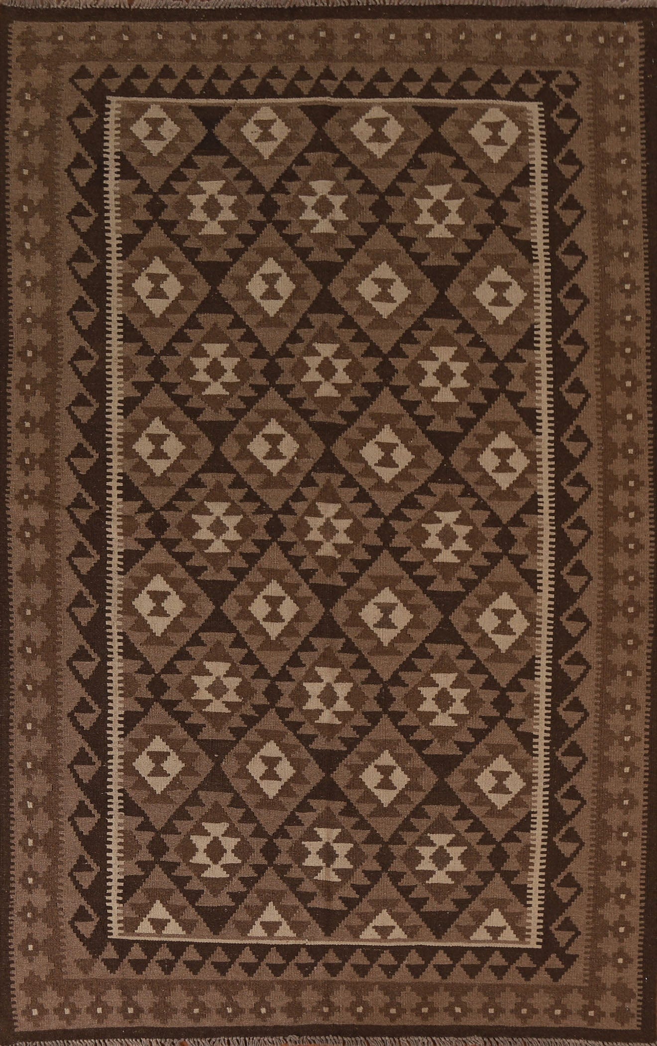 Tribal Kilim Hand Woven Area Rug 5x8