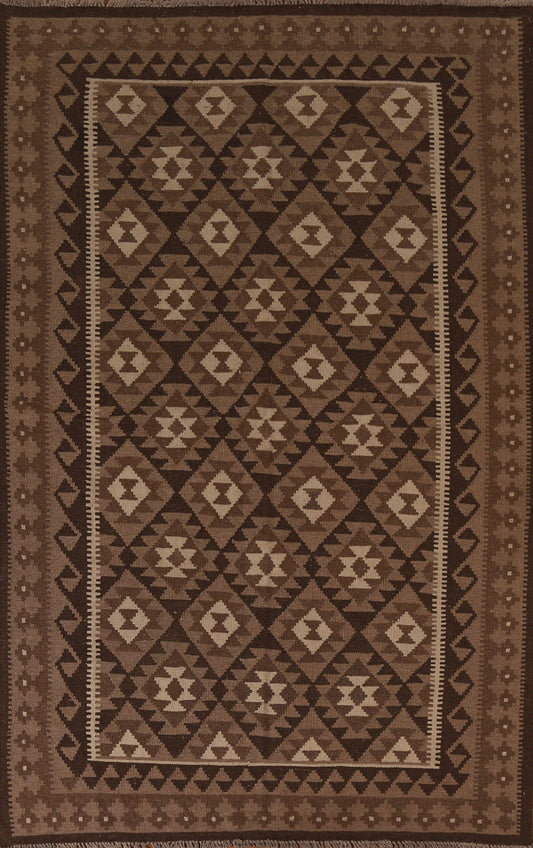 Tribal Kilim Hand Woven Area Rug 5x8