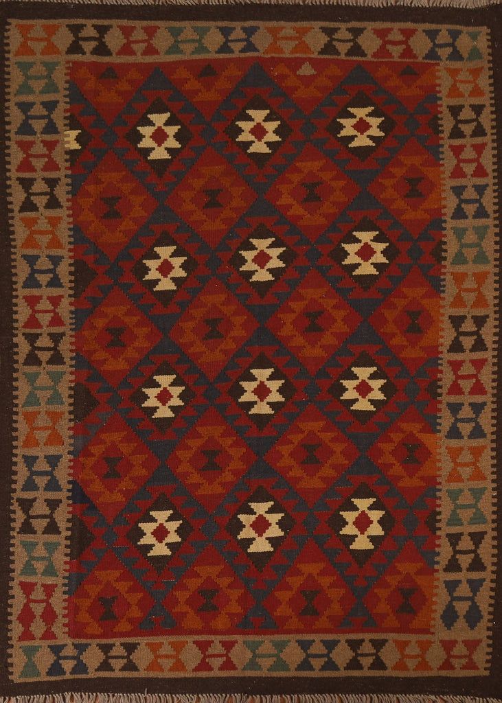 Geometric Kilim Oriental Area Rug 5x7