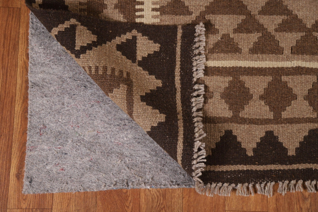 Geometric Kilim Hand Woven Area Rug 5x7