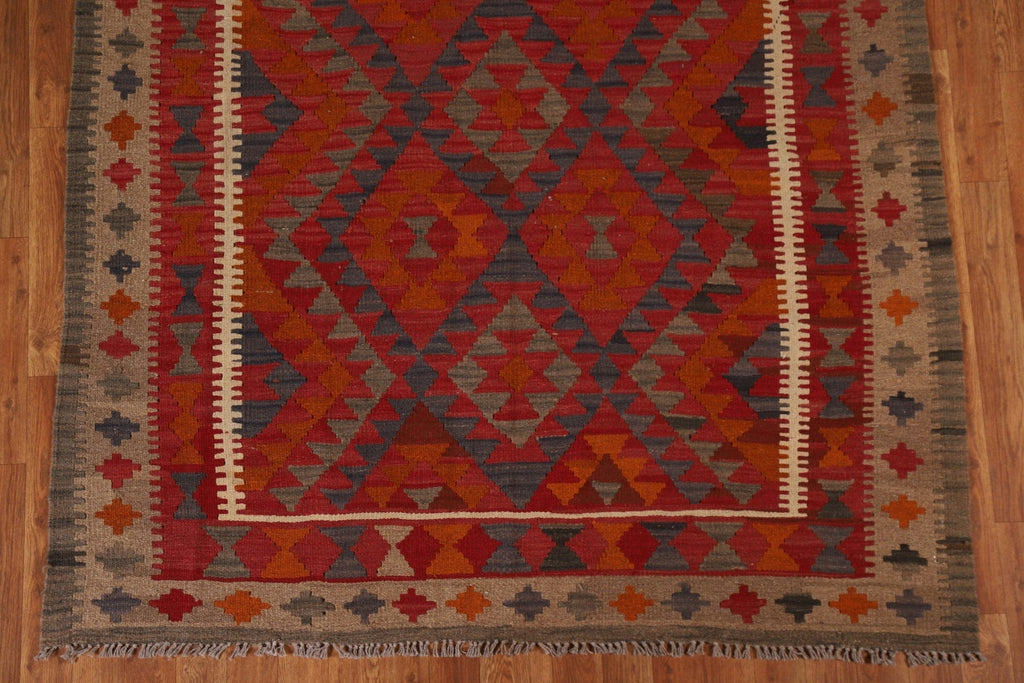 Geometric Kilim Oriental Area Rug 5x7