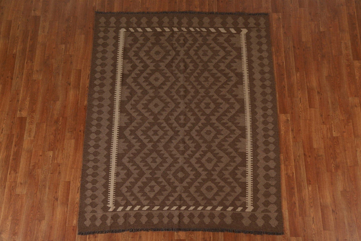 Tribal Kilim Wool Area Rug 5x6