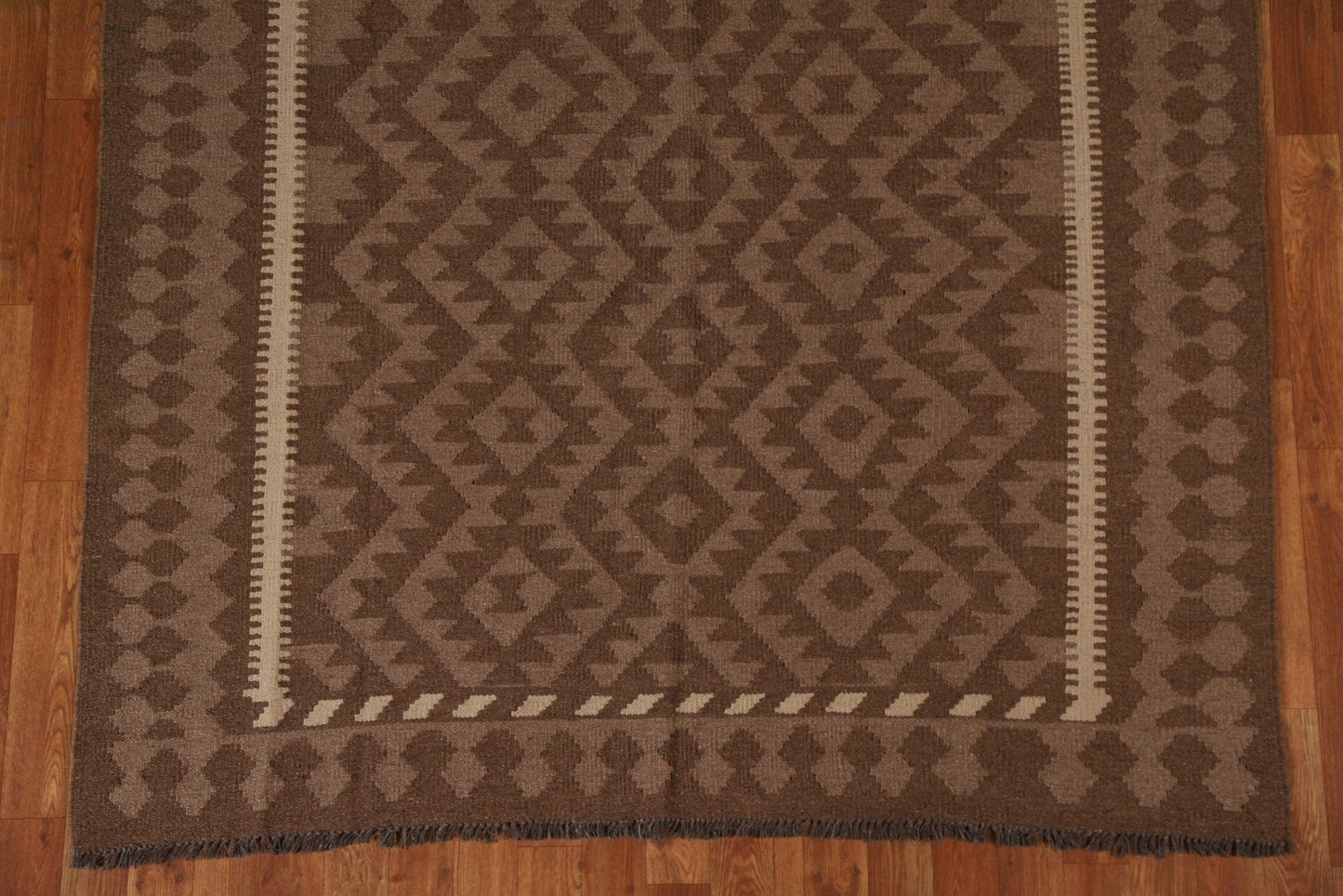 Tribal Kilim Wool Area Rug 5x6