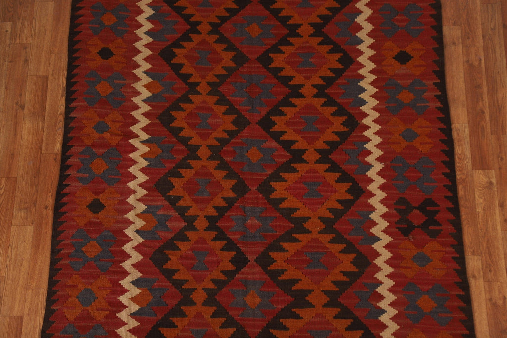 Wool Kilim Hand Woven Area Rug 5x7