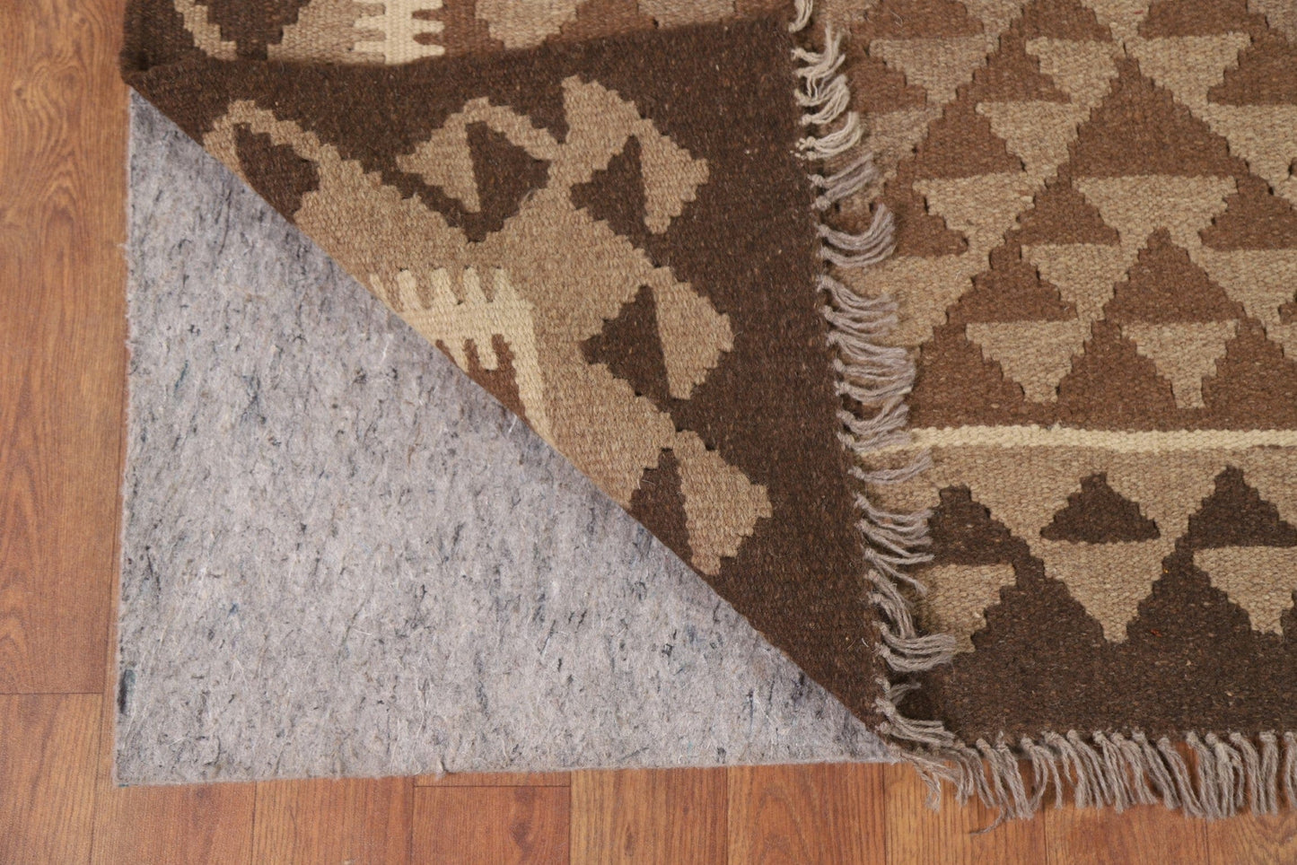 Reversible Kilim Wool Area Rug 5x8