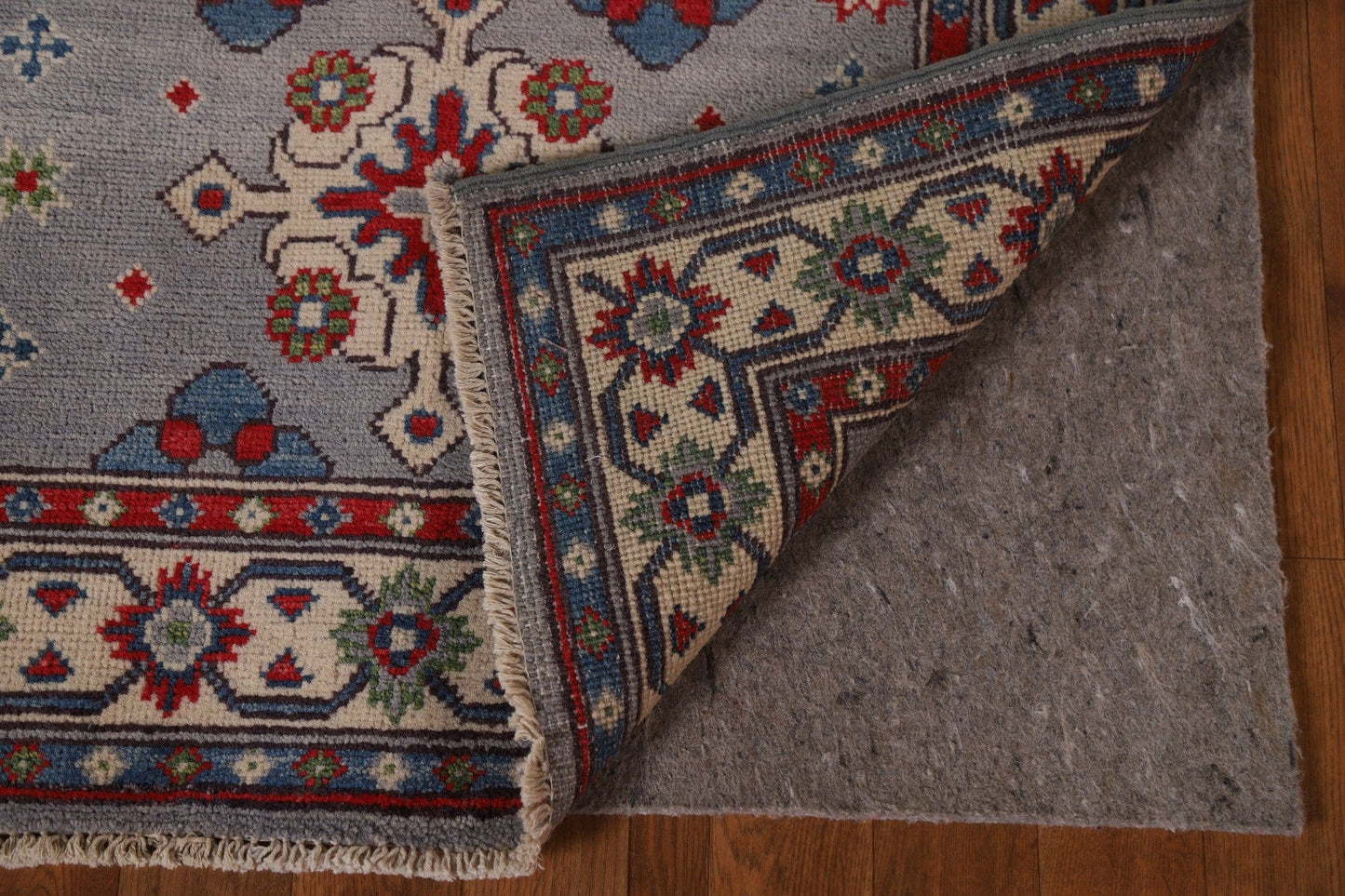 Handmade Wool Kazak Oriental Runner Rug 3x10