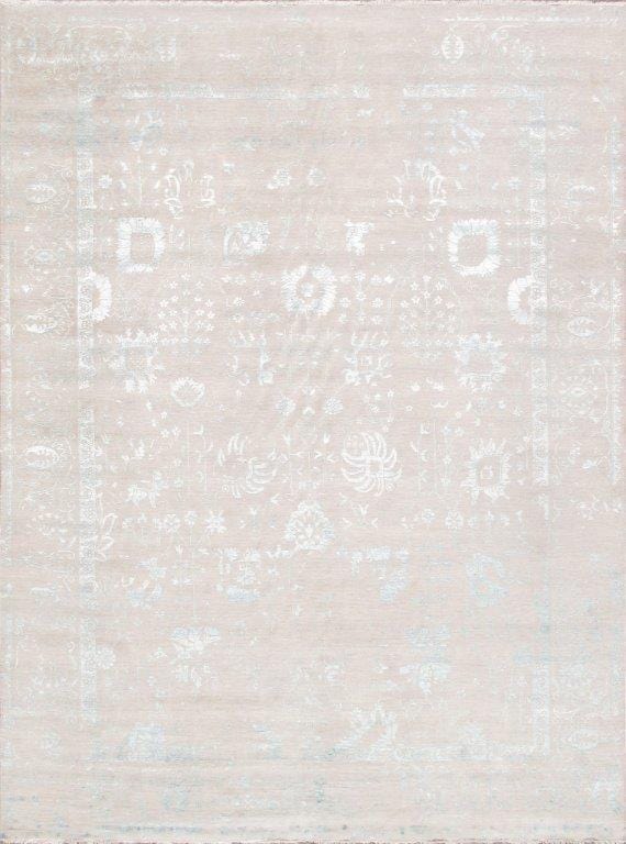 Transitiona Collection Hand-Knotted Silk & Wool Area Rug-10' 0" X 13' 5"