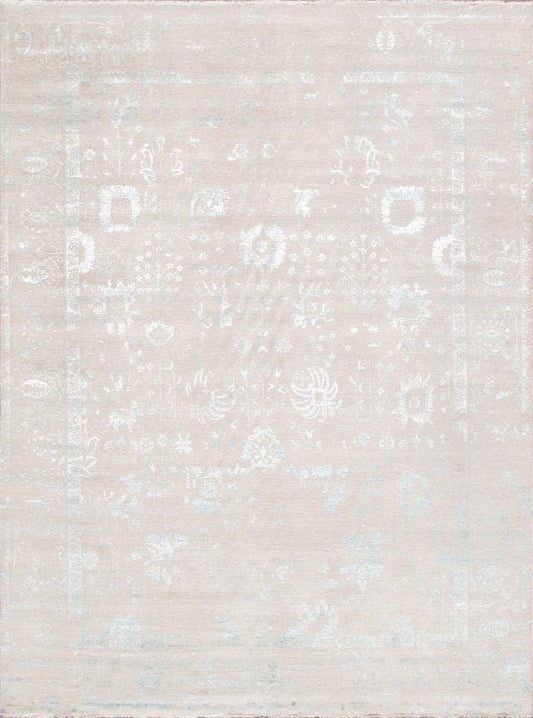 Transitiona Collection Hand-Knotted Silk & Wool Area Rug-10' 0" X 13' 5"