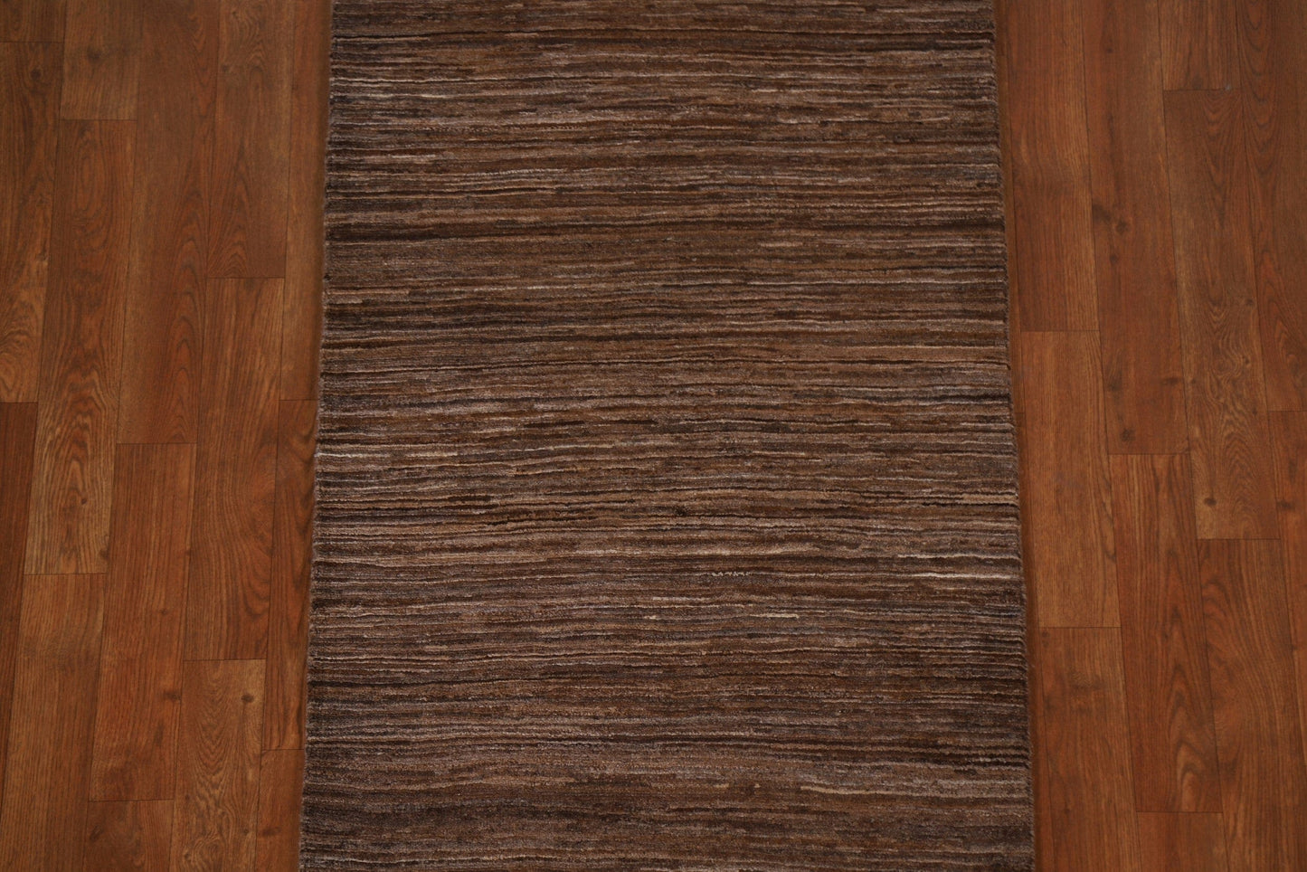 Brown Gabbeh Modern Runner Rug 2x10