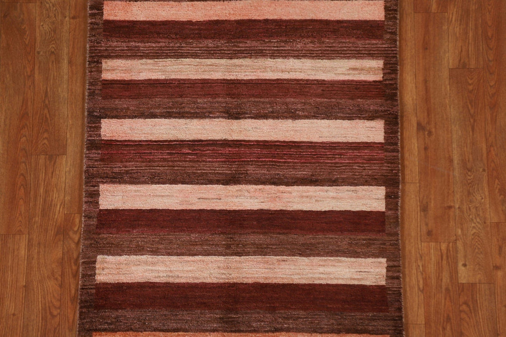 Striped Gabbeh Oriental Rug 3x4