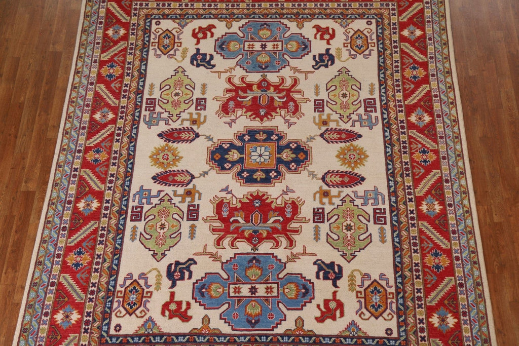 Geometric Kazak Oriental Area Rug 8x10