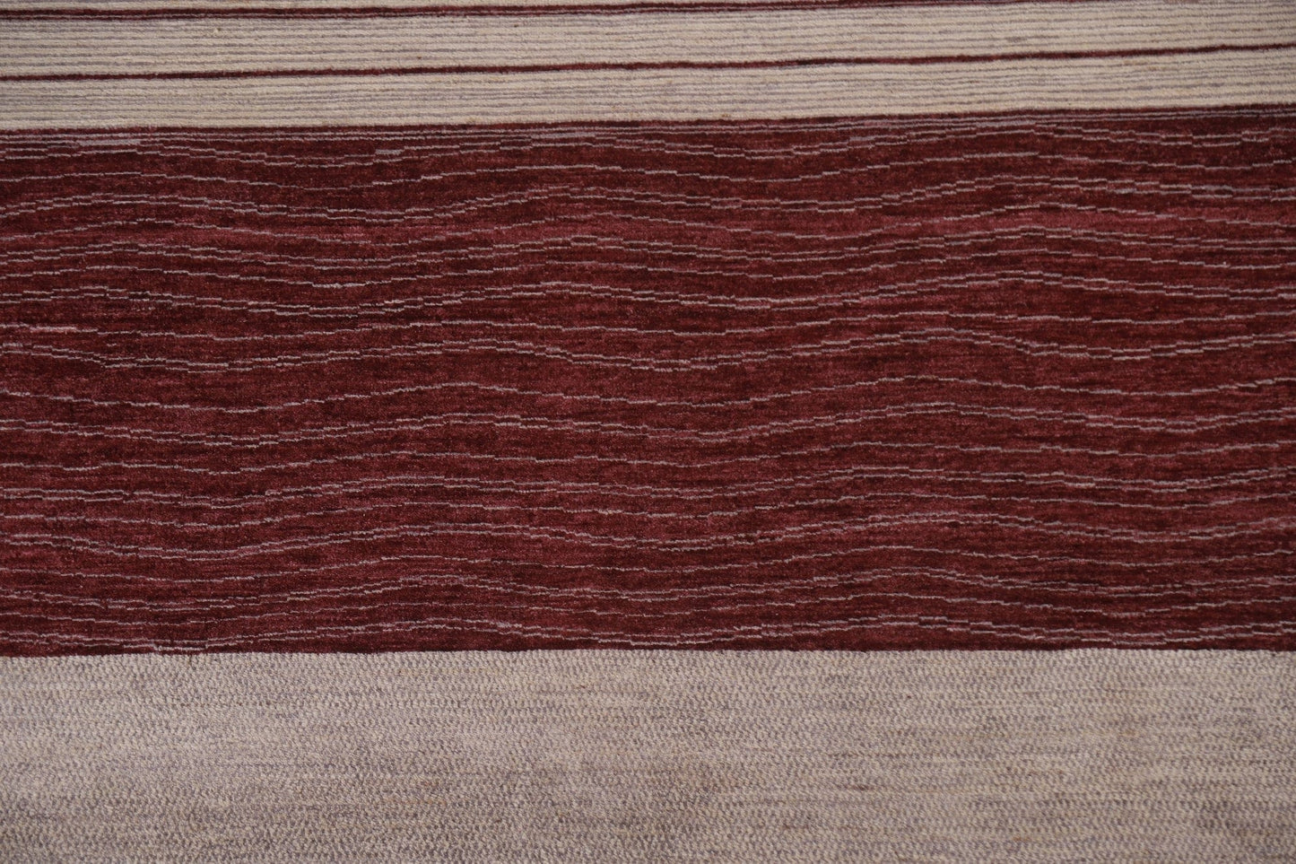 Striped Gabbeh Kashkoli Oriental Area Rug 6x9