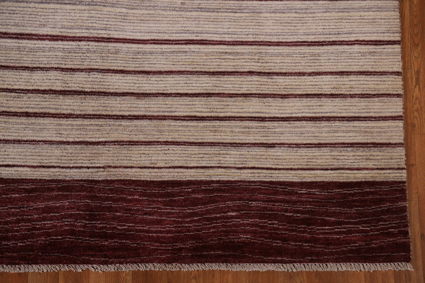 Striped Gabbeh Kashkoli Oriental Area Rug 6x9