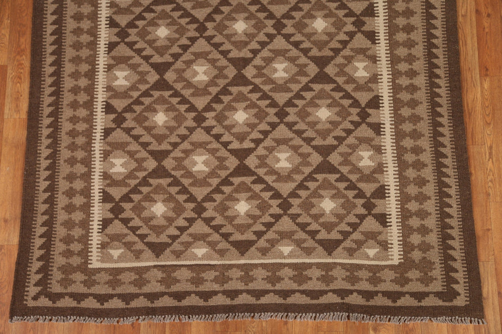 Hand Woven Kilim Oriental Area Rug 5x8