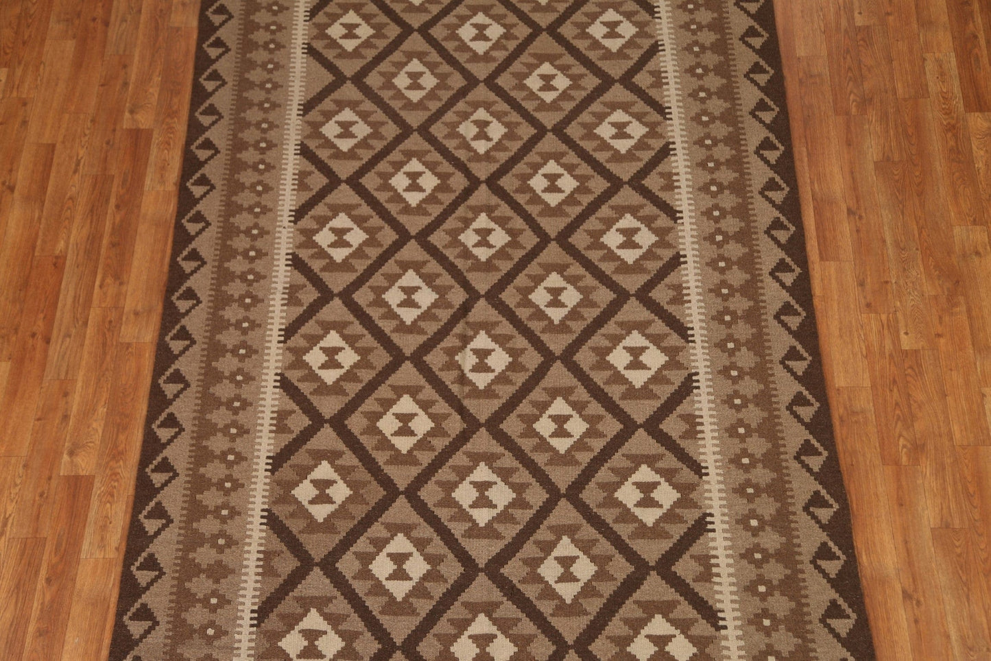 Brown Kilim Oriental Area Rug 5x8