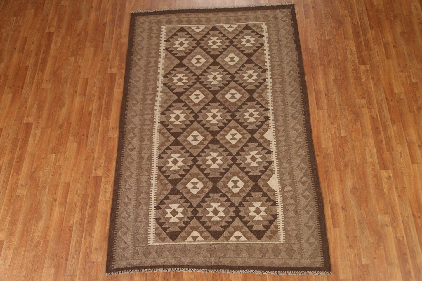 Geometric Kilim Oriental Area Rug 5x8