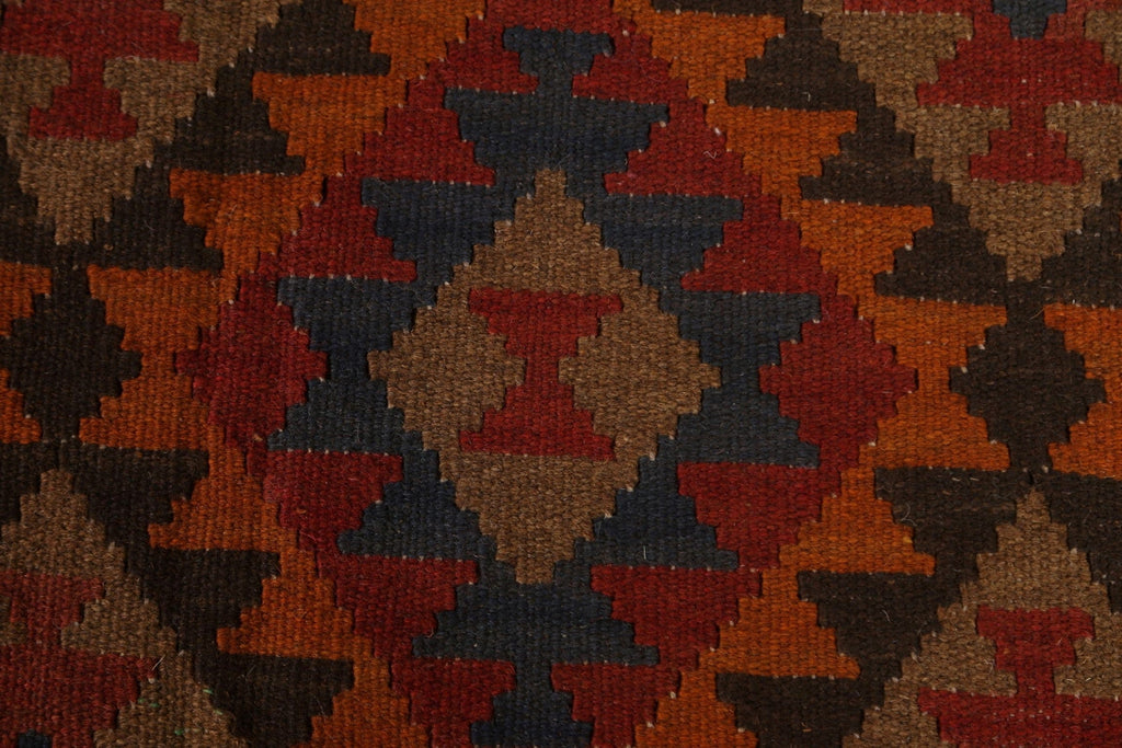 Orange Kilim Tribal Area Rug 5x8