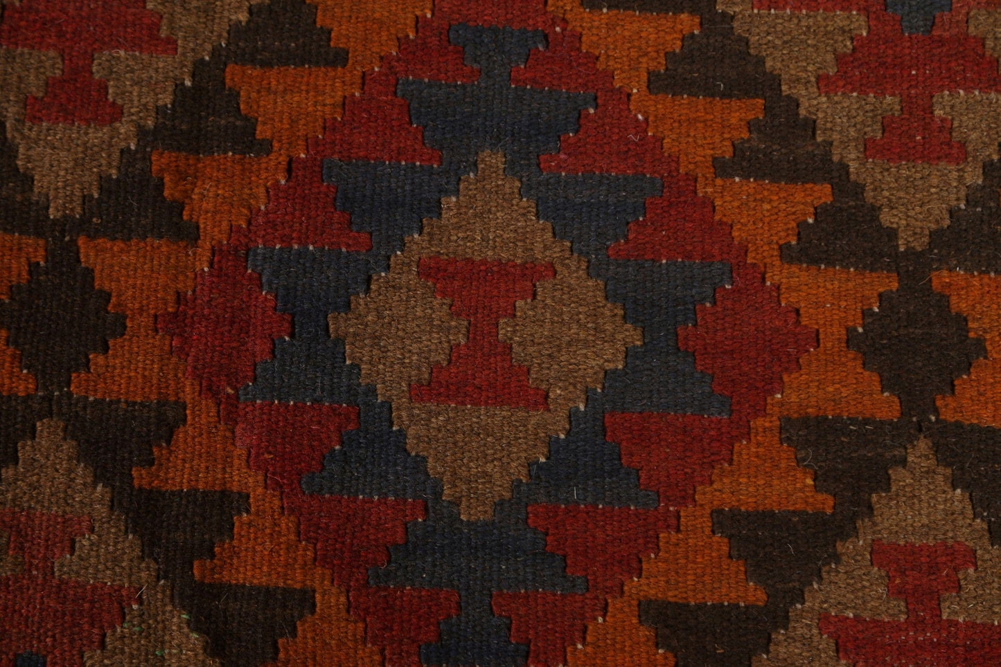 Orange Kilim Tribal Area Rug 5x8