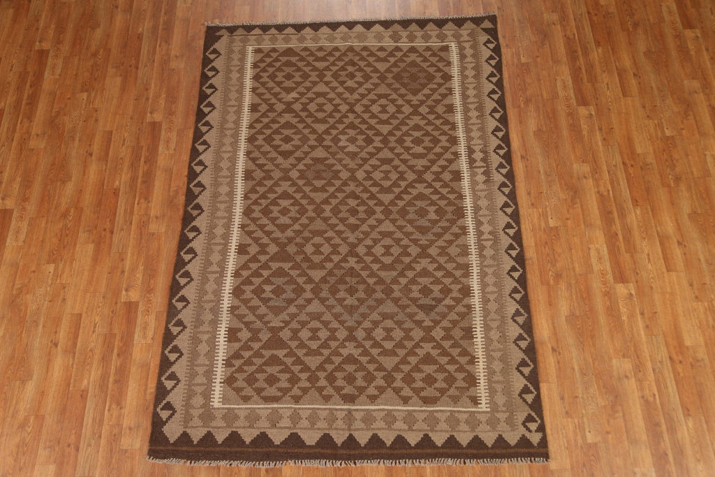 Geometric Kilim Oriental Area Rug 5x8