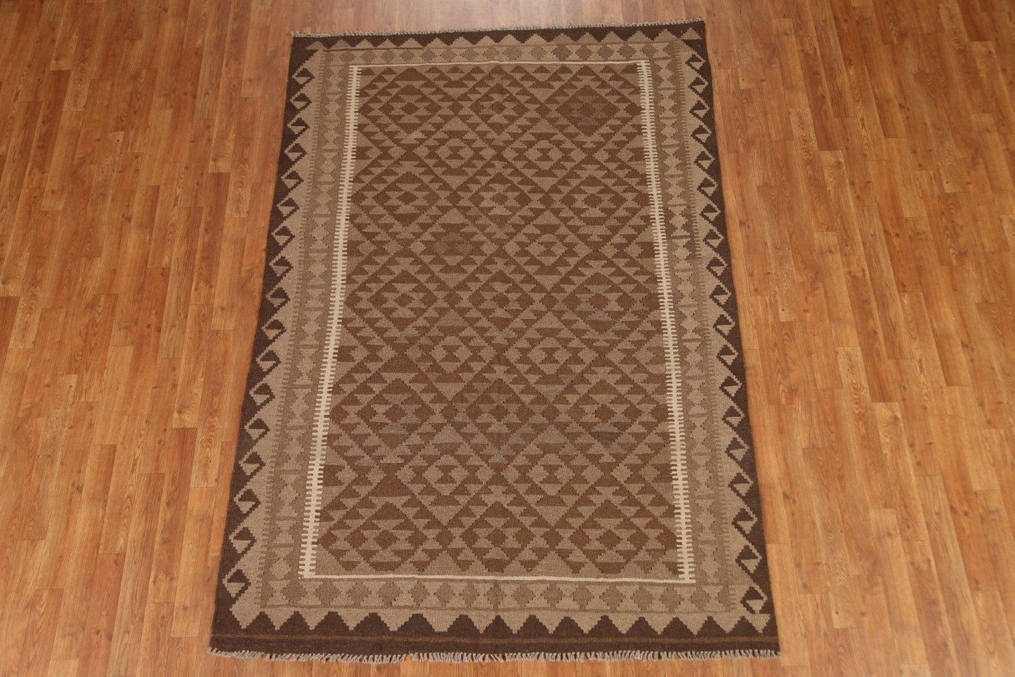 Geometric Kilim Oriental Area Rug 5x8