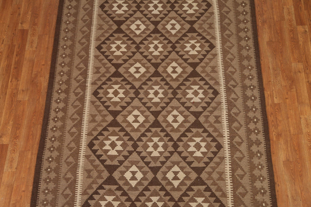 Tribal Wool Kilim Area Rug 5x8