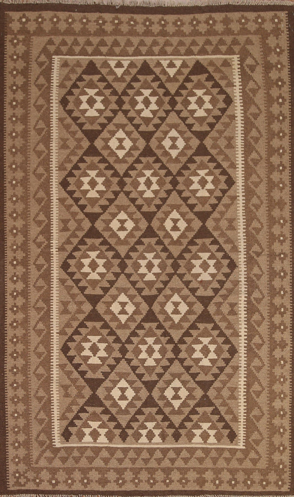 Tribal Wool Kilim Area Rug 5x8