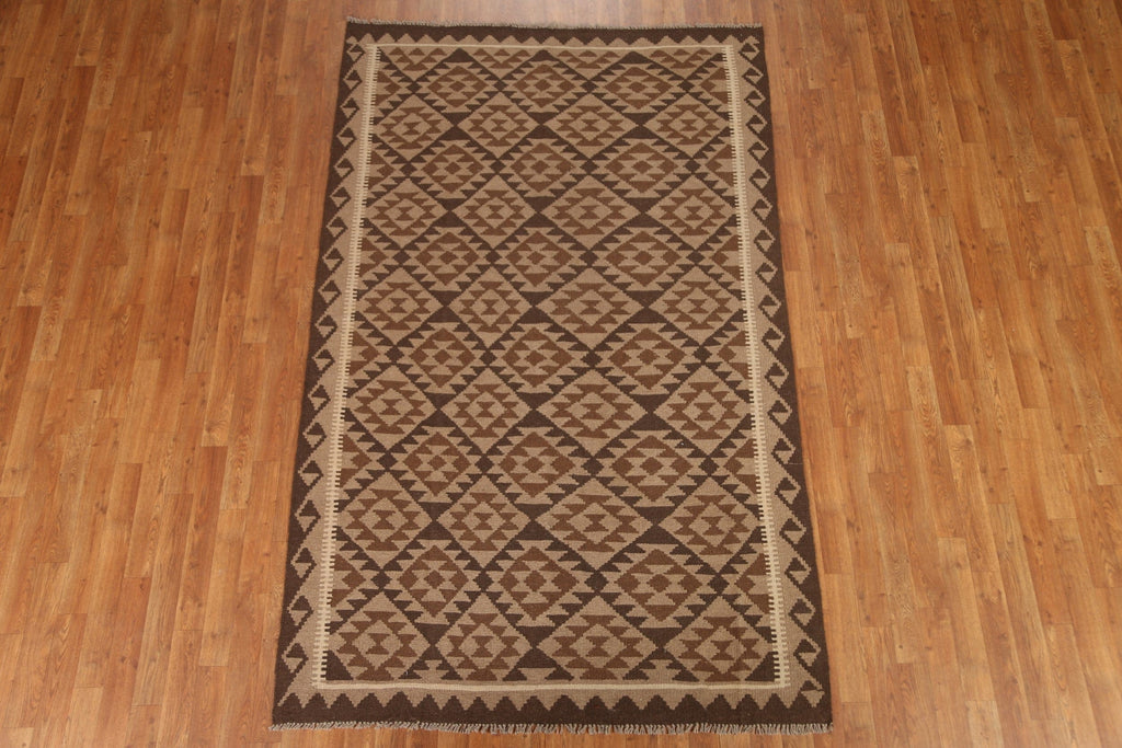 Geometric Kilim Oriental Area Rug 5x8