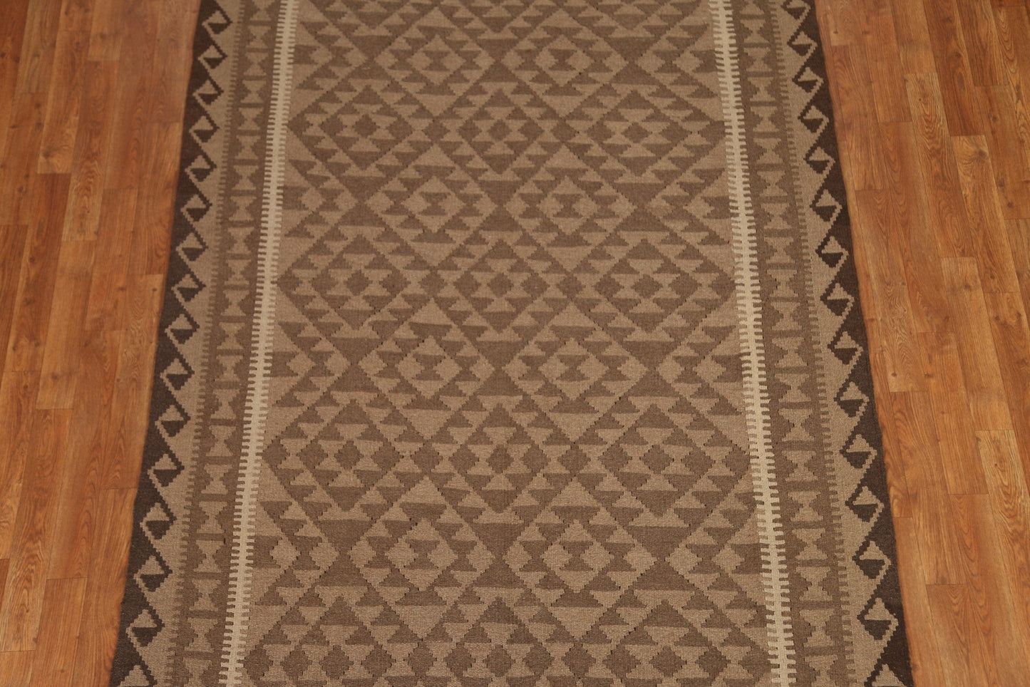 Geometric Kilim Hand Woven Area Rug 5x8