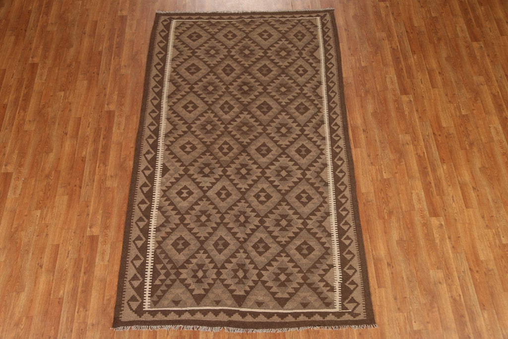 Tribal Wool Kilim Oriental Area Rug 5x9