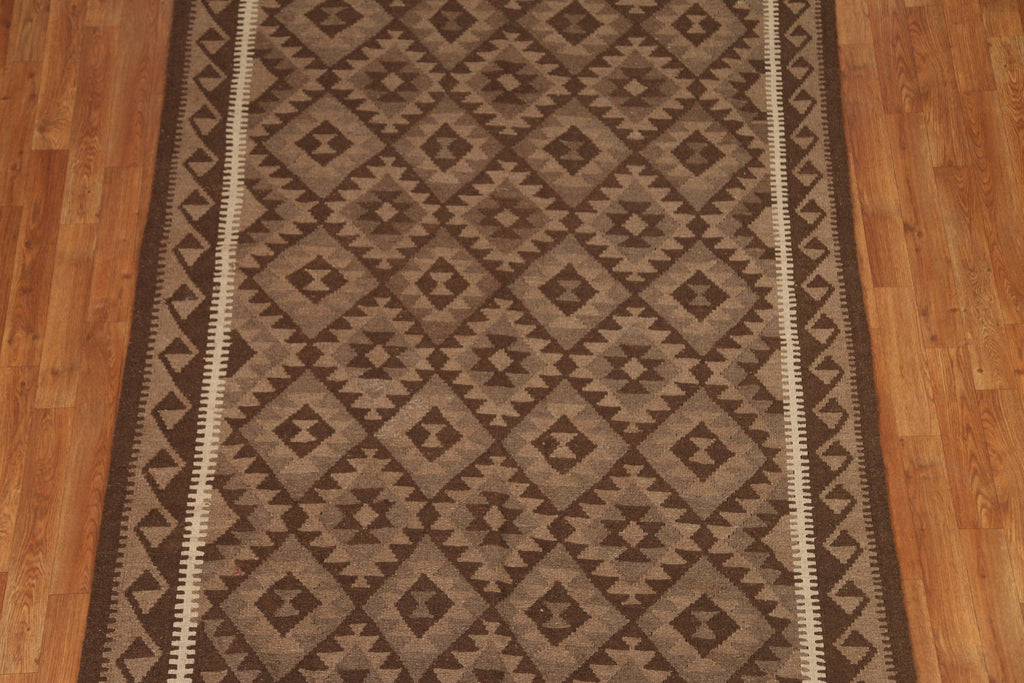 Tribal Wool Kilim Oriental Area Rug 5x9