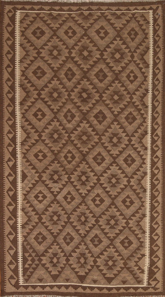 Tribal Wool Kilim Oriental Area Rug 5x9