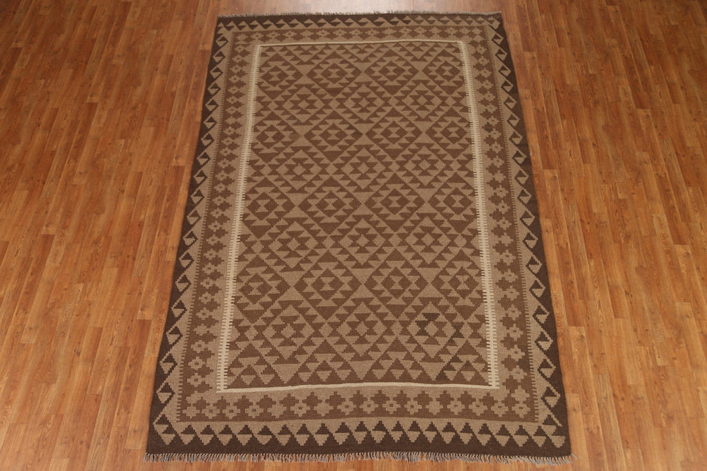 Tribal Wool Kilim Area Rug 7x10