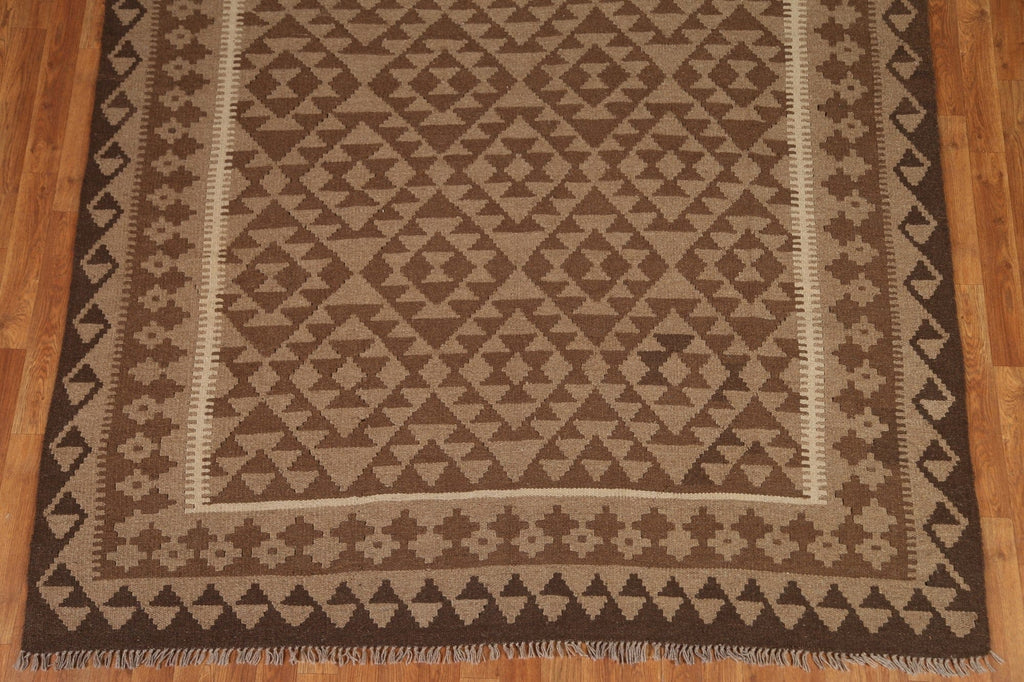 Tribal Wool Kilim Area Rug 7x10