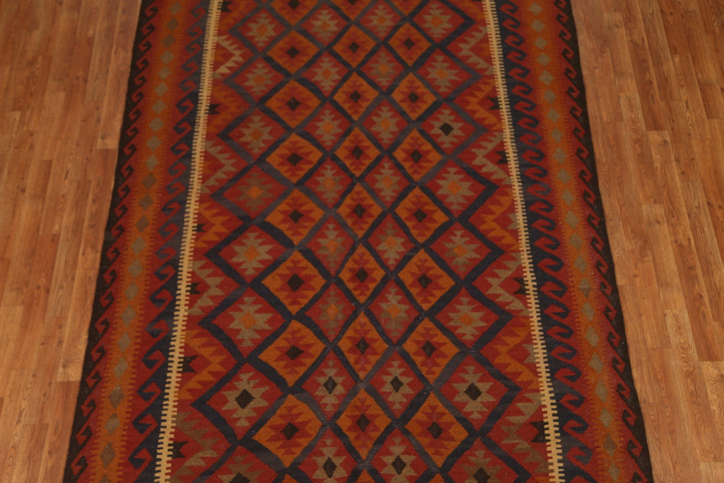 Tribal Kilim Wool Area Rug 6x10
