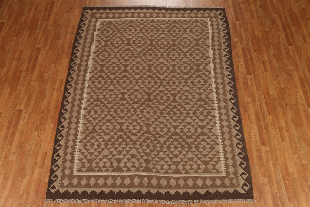 Geometric Kilim Oriental Area Rug 7x10