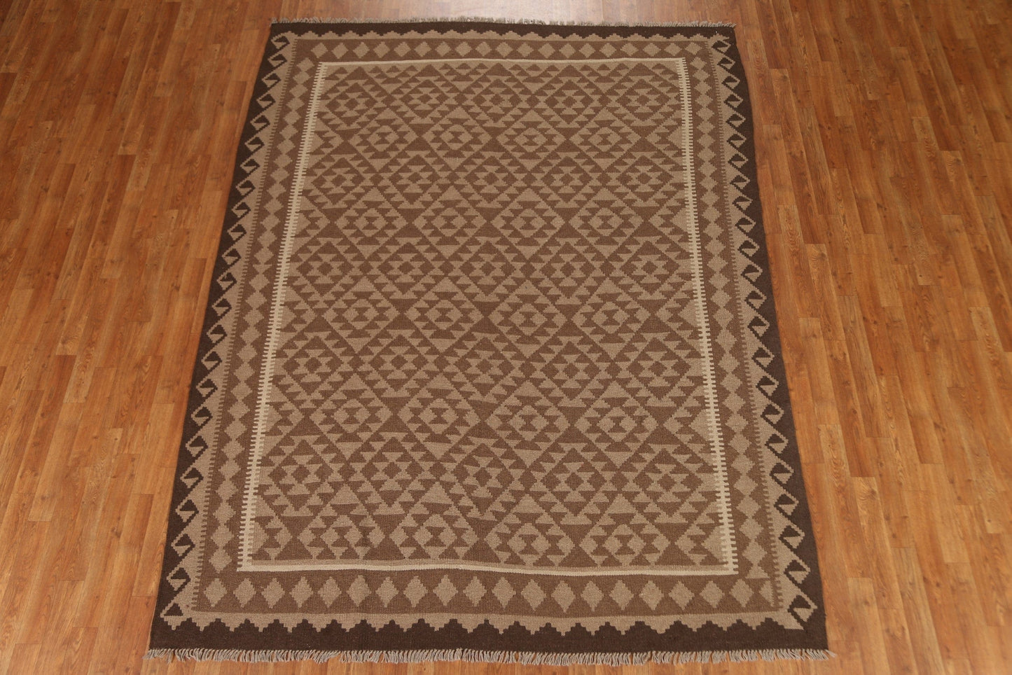 Geometric Kilim Oriental Area Rug 7x10