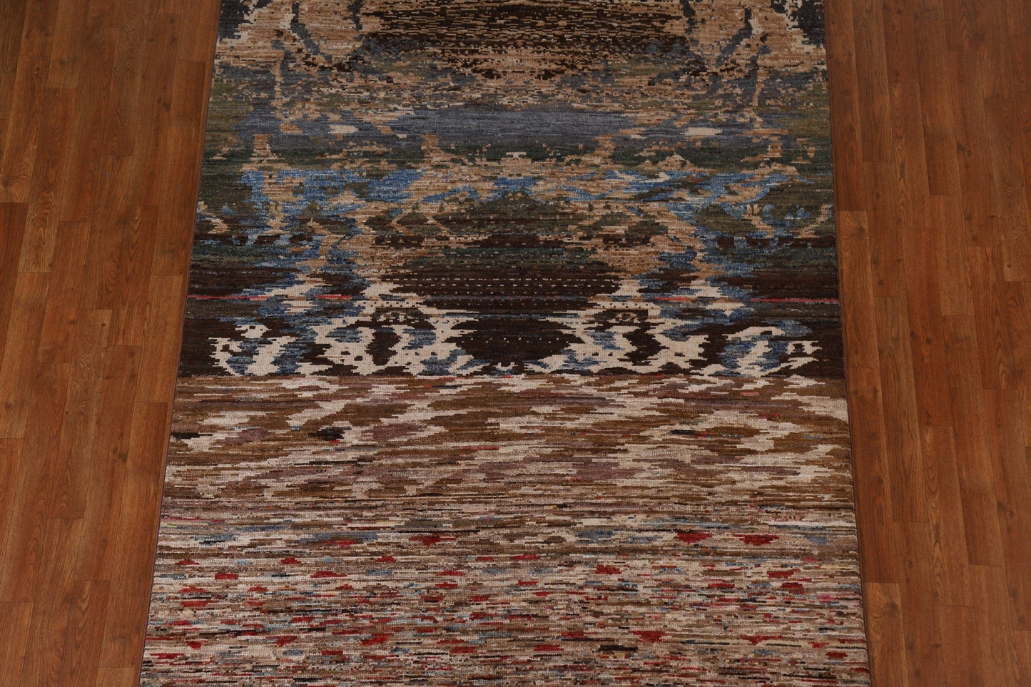 Abstract Gabbeh Kashkoli Wool Area Rug 6x8