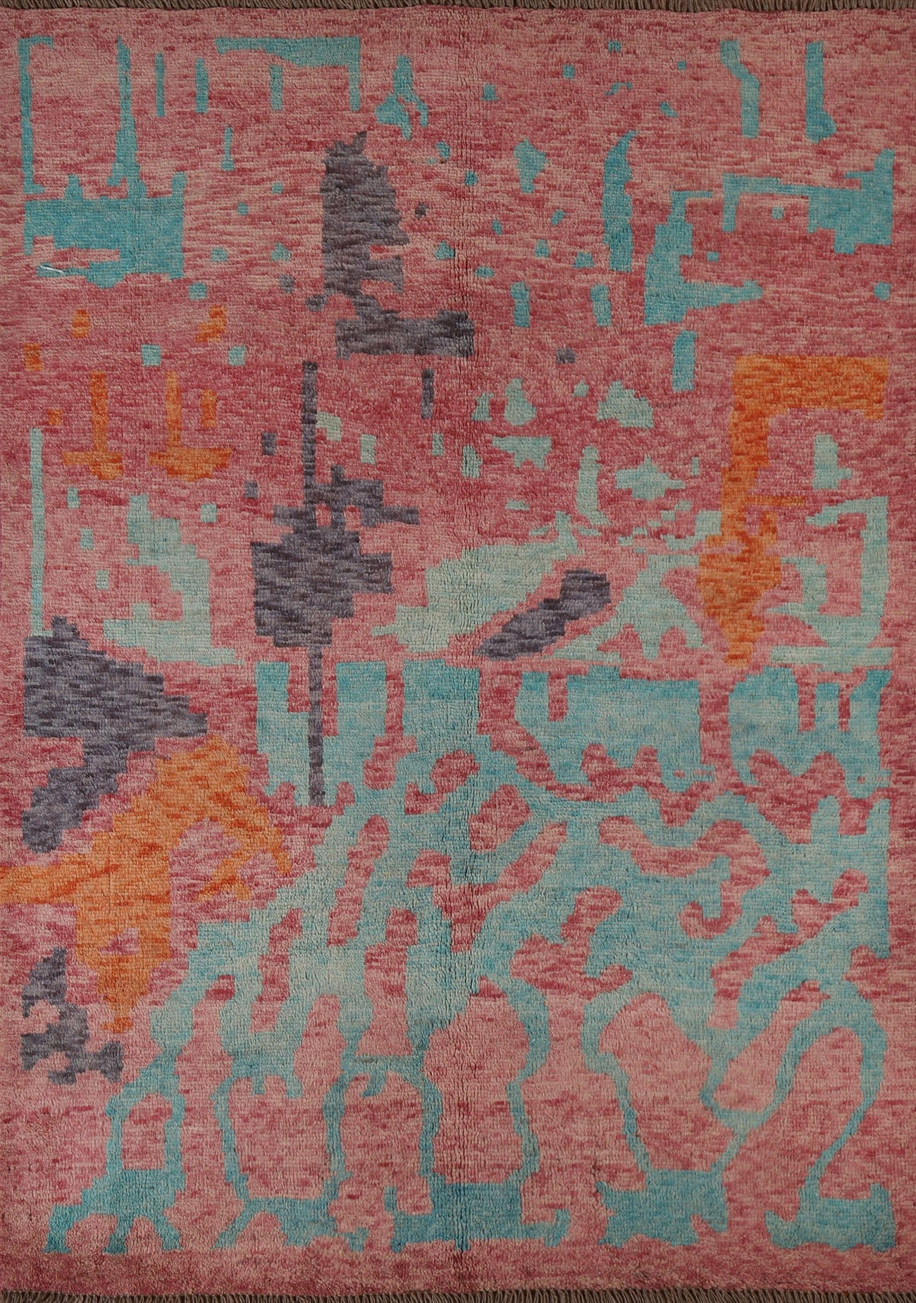 Abstract Gabbeh Kashkoli Oriental Area Rug 5x6