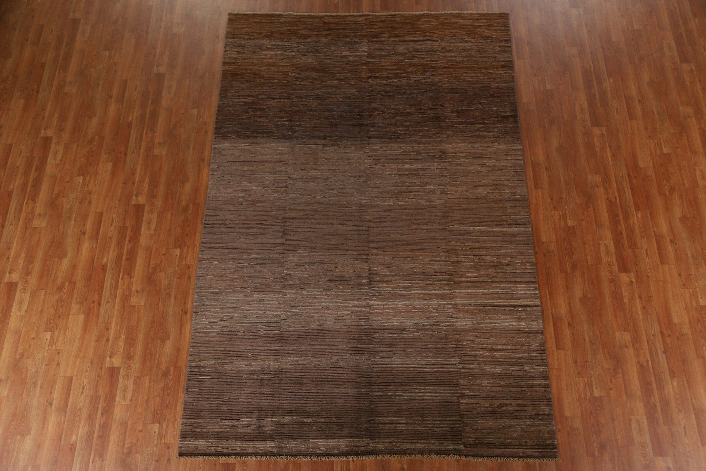 Dark Brown Gabbeh Kashkoli Modern Area Rug 7x10