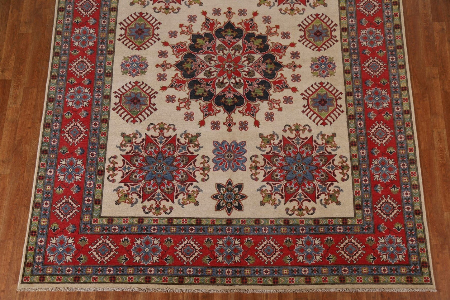 Geometric Kazak Oriental Area Rug 8x10