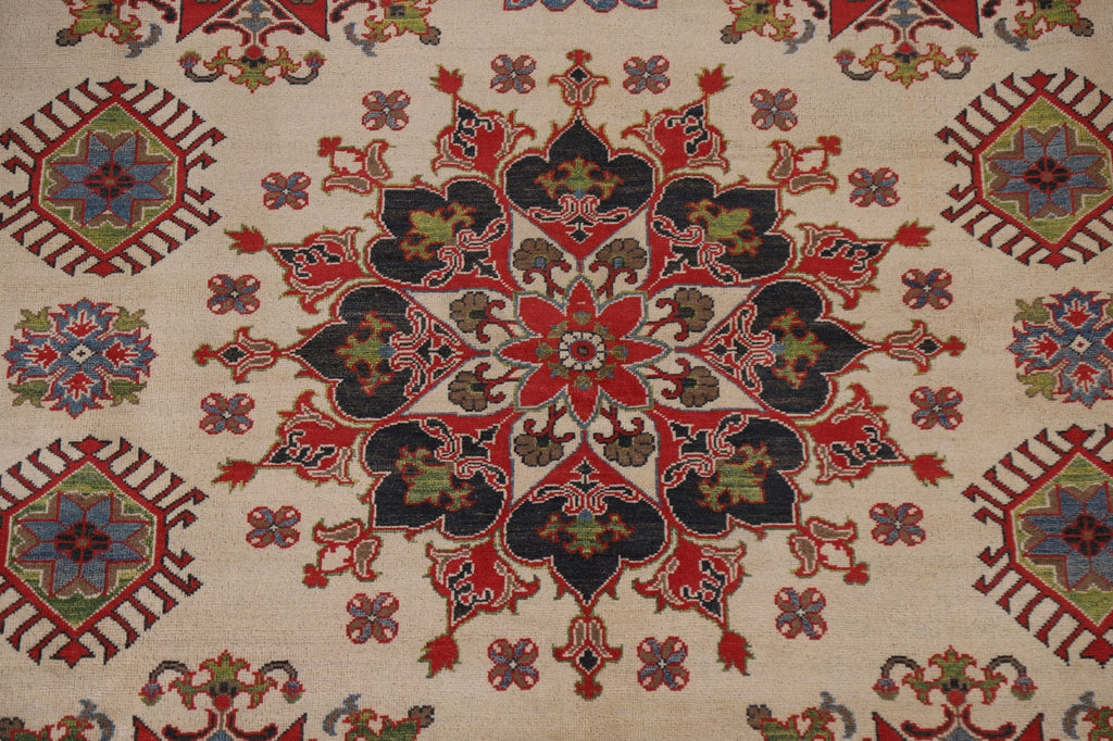 Geometric Kazak Oriental Area Rug 8x10