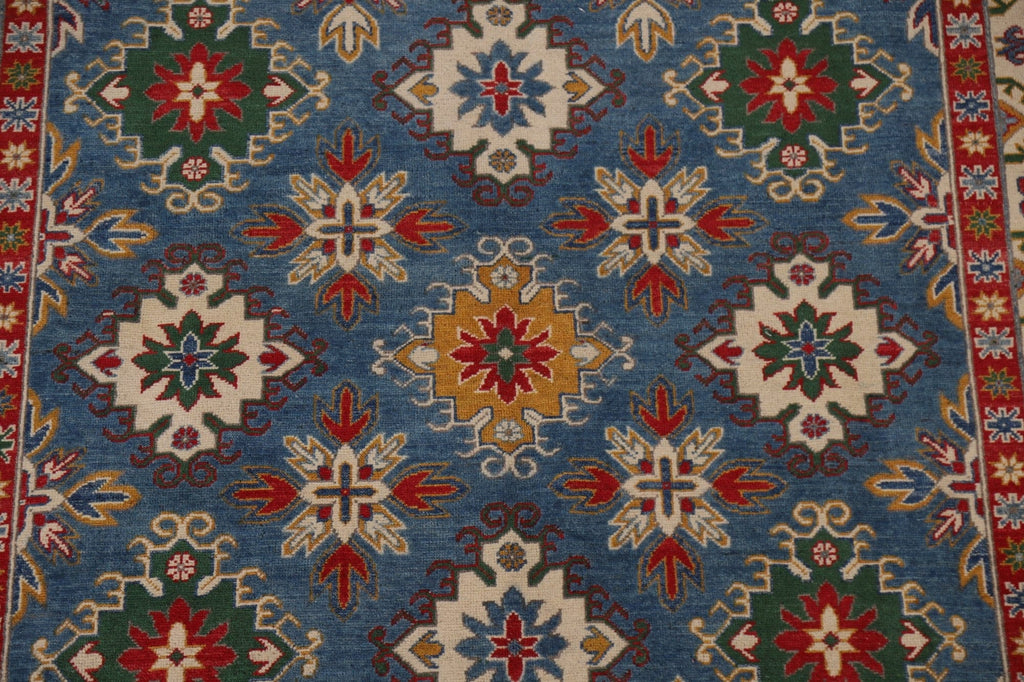 Geometric Kazak Handmade Area Rug 7x10