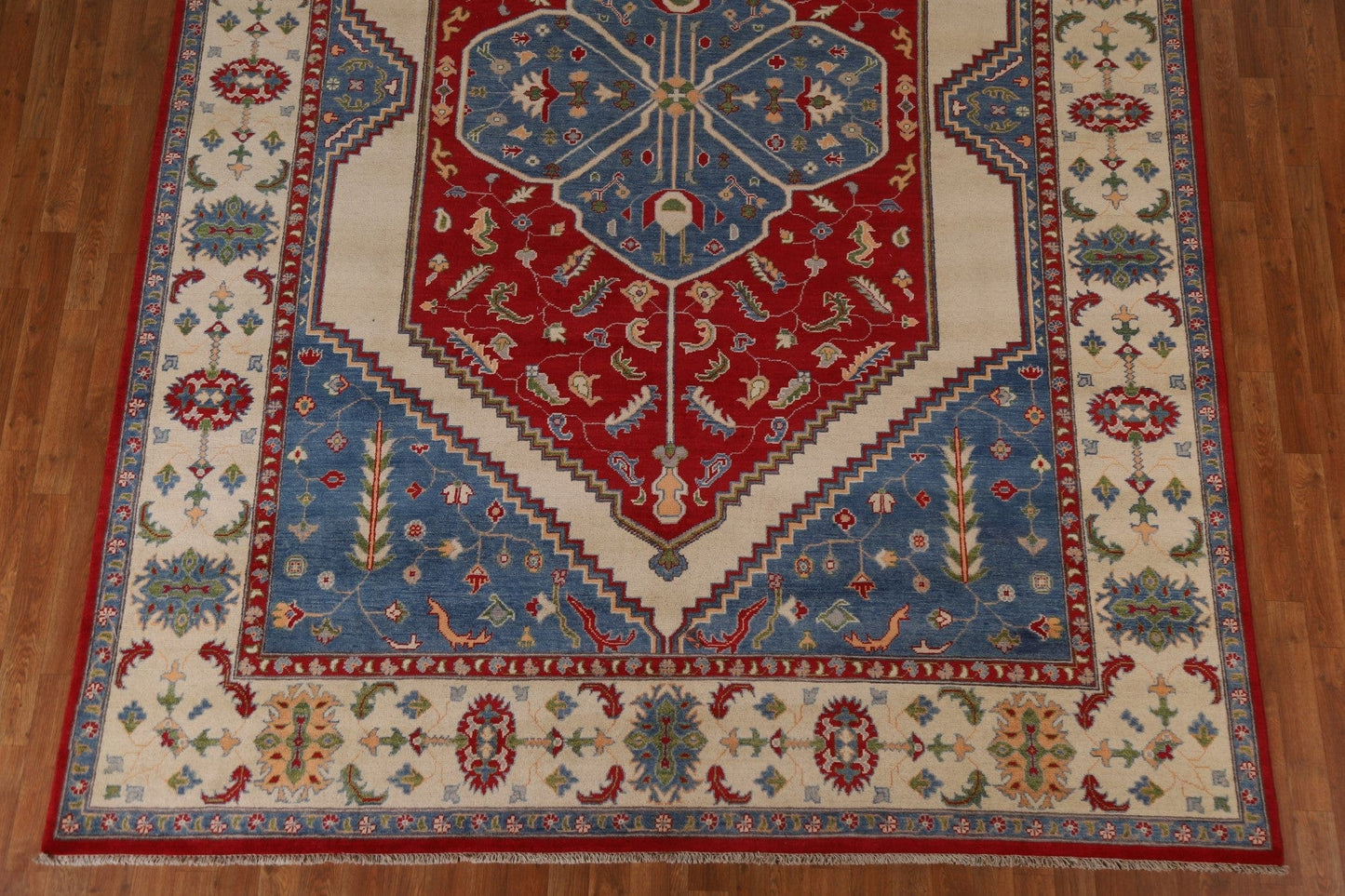 Geometric Kazak Oriental Area Rug 8x12