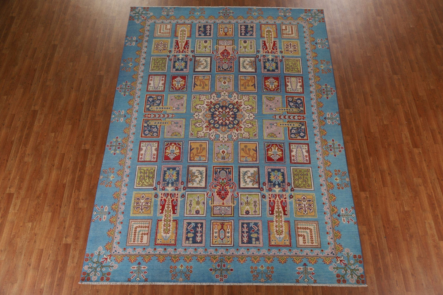 Light Blue Kazak Oriental Area Rug 8x12